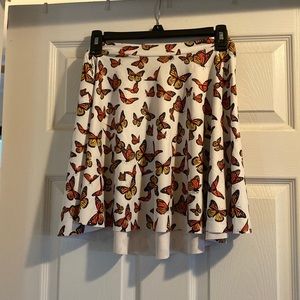Flutterby Butterfly Blackmilk Clothing Skater Skirt